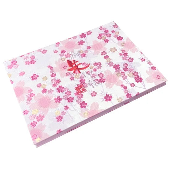 【見開き】御朱印帳 桃色零桜