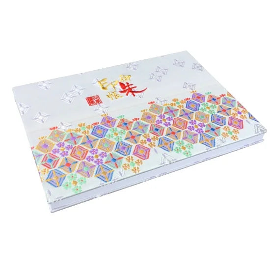【見開き】御朱印帳　白輝宝石